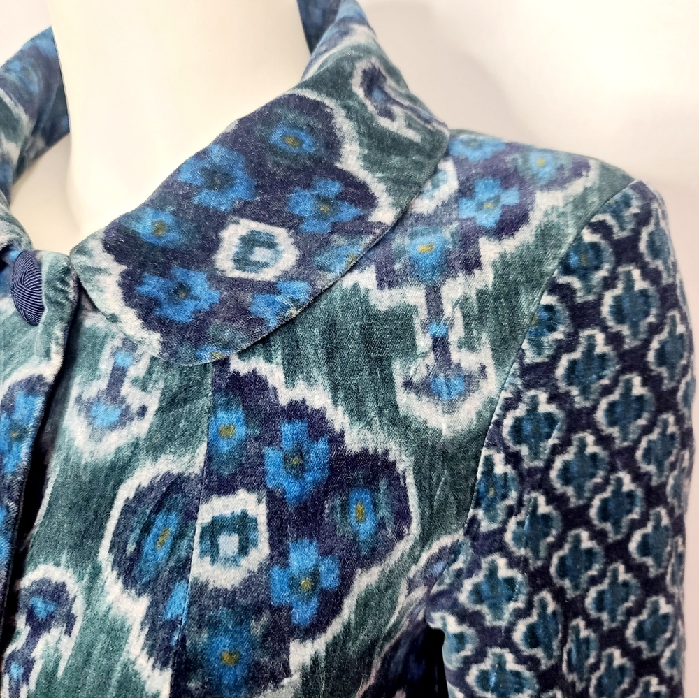 Anthropologie Elevenses Velvet Coat - Picture 2 of 12